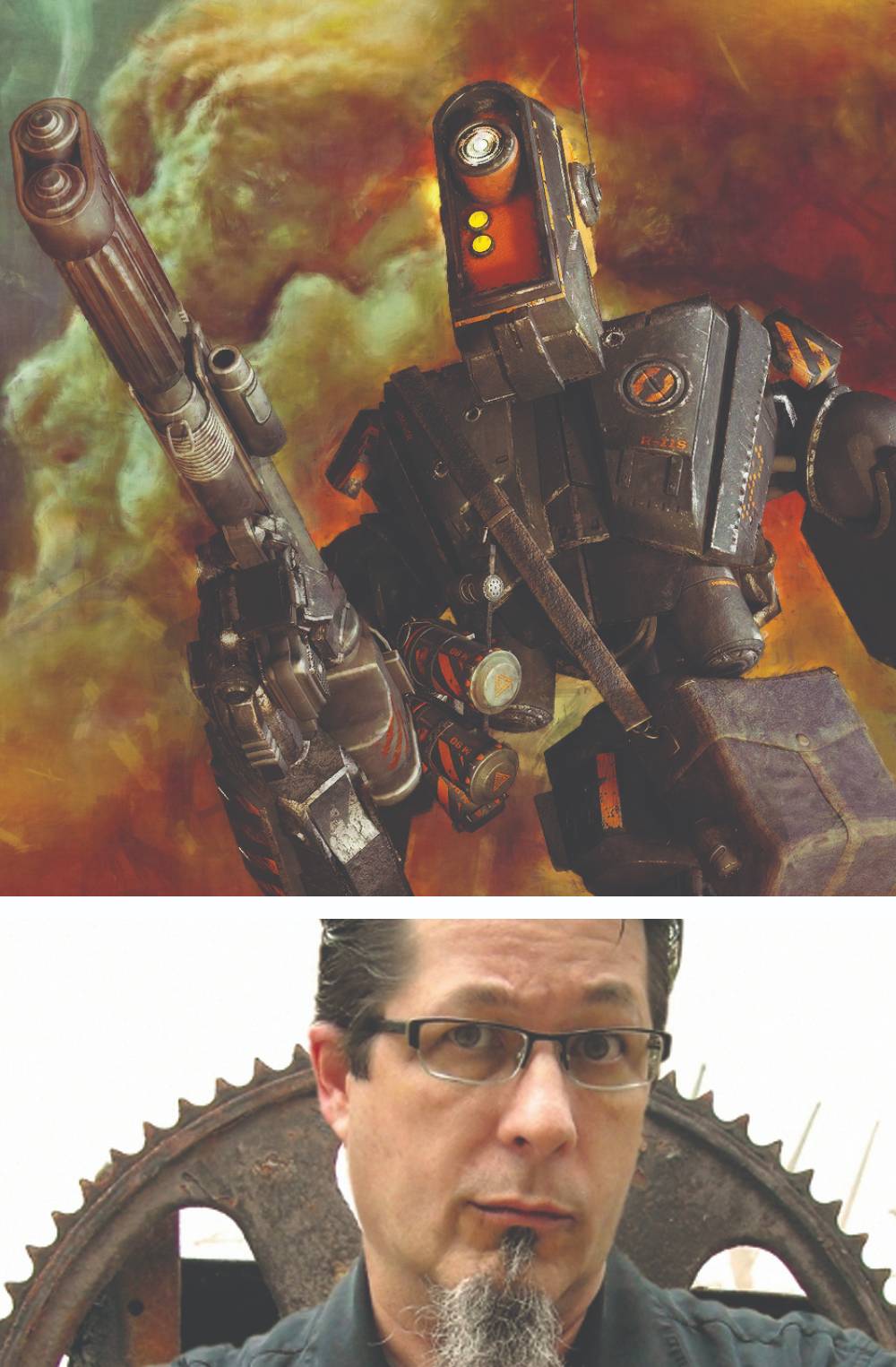 Portrait and work of John VanFleet